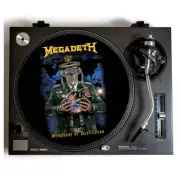 MEGADETH Turntable Slipmat For Vinyl Records 12" DJ Slip Mat Thrash Metal