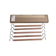 New 5 Pack Wood Pant Trolley Rod Cedar