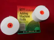 Perfect Print 2 Adding Machine Rolls 2 1/4" x 150 ft, High Quality Paper - NEW
