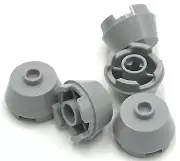 Lego 5 New Light Bluish Gray Cones 2 x 2 Stud Truncated Pieces Parts