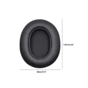 2 Pack Ear Pads for MEZE 99 Classics, M99C-WG Headphones Thick Ear Cushions Earmuffs Pillow Soft Cover for Shell - Black