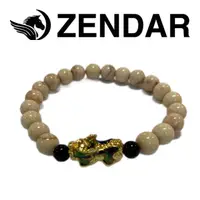 在飛比找momo購物網優惠-【ZENDAR】國際精品 瑪瑙珠變色招財貔貅手鍊(22472