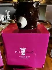 PINK ZEBRA SIMMER POT - "GRIZZLY BEAR" - NEW