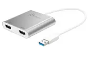 J5create USB 3.0 to Dual HDMI 4K UHD Multi-Monitor Adapter JUA365