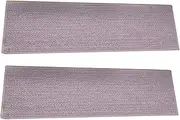2Pcs Stair Treads for Wood Stairs Stairway Carpets Thicken Protector Stair Runners Non Slip for Pets Children Kids Elderly, Gray