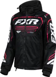 FXR RRX 2025 waterproof Ladies Motocross Jacket, black-white-red, Size 40 for Women Black White Red