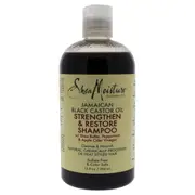 Shea Moisture Jamaican Black Castor Oil Strengthen, Grow and Restore Shampoo by Shea Moisture for Unisex - 13 oz Shampoo