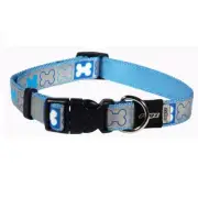 Rogz Pupz Reflecto Collar Blue