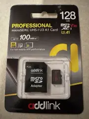 Addlink 128 GB Professional MicroSDXC UHS-I U3 A1 Card