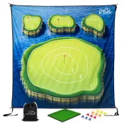 GoSports Chip N' Stick Golf Islands Chipping Game with Chip N' Stick Golf Balls