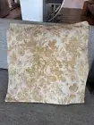 NEW Pottery Barn Sorrel Toile 20" Cotton Pillow Cover Sham Harvest Gold NWT