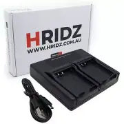 Hridz Dual Charger For GoPro Hero 9 10 11 Go Pro Series Camera Batteries