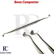 Dental Bone Compactor Double Ended Implant Bone Grafting Orthopedics Surgery