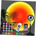Sunset Lamp with APP Control and Remote Control, Multicolor Colors Night Light