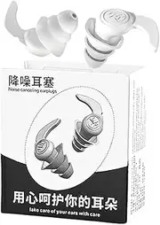 Noise Reduction Earplugs | Noise Cancelling Earplugs for Sleeping | Comfortable Ear Protection Insert for Outdoor, Travel, Home