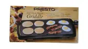 Presto 07030 Cool Touch Electric Griddle Black New!!!