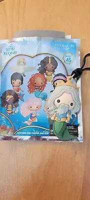 The little mermaid live action figural bag clip- King Triton