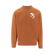 [PUBLIC POSSESSION] PUBLIC POSSESSION 'P. IU P. ASTA' crewneck sweatshirt Man S S Brown