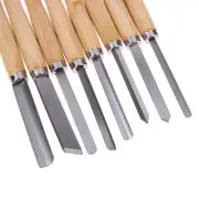 8pc Wood Lathe Chisel Set Turning Tools Woodworking Gouge Skew Parting Spear