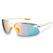 Sunwise Waterloo White Sunglasses with Light Reacting Chromafusion Lenses