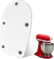 [Lunaanda] Sliding Board Compatible with KitchenAid 4.5-5 Qt (4.3 L - 4.8 L) Food Processor, Acrylic Sliding Mat for Kitchen Appliances, Stand Mixer, Glider Underlay Accessories for Easy Moving of the