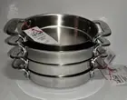 All-Clad Metalcrafters 7 In Stainless Steel Oval Baker Set Of 4 Free Shipping