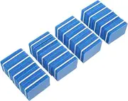 SHERCHPRY 50Pcs Mini Nail File Sponge Buffer Blocks for Nail Double Sided Nail Buffers for Smooth Shiny Nails Portable Manicure Tool for Home and Salon Use