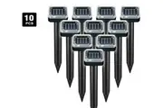 SpringUp 10pcs Garden Snake Repeller Multi Pulse Ultrasonic Solar Powered Pest Repellent