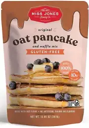 Miss Jones Gluten Free Original Oat Pancake and Waffle Mix