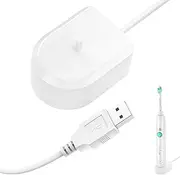 USB Replacement Charger Base for Philip-s Electric Toothbrush HX6100, Portable Charger Base for Philips HX3000 / HX6000 / HX8000 / HX9000 Series,IPX7 Waterproof Travel Power Cord