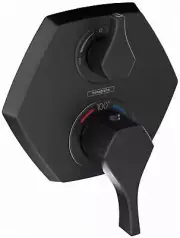 Hansgrohe 04821 Locarno Thermostatic Valve Trim Only - Black