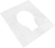 Outanaya 60Pcs Disposable Toilet Seat Covers Portable Skin Friendly Travel Mat for Sanitary Restroom Use Individually Wrapped for Hygiene and Convenience