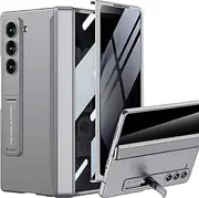 [RUNGOS] for Samsung Galaxy Z Fold 6 Case with Privacy Screen Protector [Magnetic Strong Hinge Protection] [Adjustable Kickstand] for Samsung Fold 6 Case, Military-Grade Protection All-Inclusive Cover