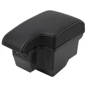 For MG ZS 2017-2022 Armrest Box Central Consoles Box Arm Rest Cushion USB Charge