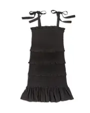 KatieJnyc Girls' Evan Smocked Ruffle Dress - Big Kid