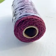 Macrame Cord,2mm x100 Yards 100% Natural Macrame Cords Colored Cotton WINE RED