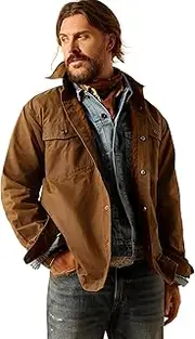 [ARIAT] Men's Yellowstone Herder Waxed Shirt Jacket