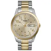 Timex T2M9359J Mens South Street Sport Two Tone Stainless Steel Expansion Ban...