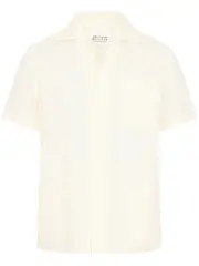[Maison Martin Margiela] Maison Martin Margiela-Camicia A Maniche Corte In Cotone A Righe-Uomo 48