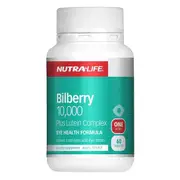 Nutralife Bilberry 10000 Plus Lutein Complex | 60 tablets