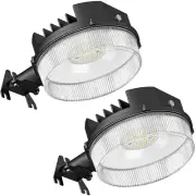 CINOTON LED Barn Light, Dusk to Dawn Outdoor Lighting, 42W 4950LM 5000K Dayli...
