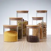 Glass Jar Sealed Food Storage Container Airtight Coffee Bean Containers