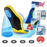 Durable High Arch Insoles - Relieve Flat Feet Discomfort & Improve Mobility