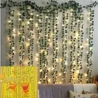 Artificial Ivy-Garland Fake Greenery-Plant With LED Lights Vine Ivy Leaf Hanging