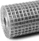 4'' x 10' Hardware Cloth 1/2in 19GA Galvanized Wire Mesh Rolls Chicken Coop Wire