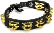 Latin Percussion Cyclops Jingle Tambourine - Brass/Black/Mountable