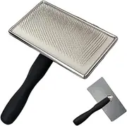 Pet Grooming Brush - Pet Shedding Brush Dog Comb,Metal Needles Pet Supplies Cleaning Tools, Cat Dematting Tool Undercoat Rake Hair Remover for All Hair Types