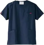 [Pantone] 7000SC Scrub, Medical Lab Coat, Unisex, Color Variation, Sweat Absorbent, Quick Drying, midnight navy, 4L