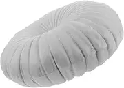 Cabilock Round Pumpkin Pillow Velvet Lumbar Pillow for Decorative Chair Cushion