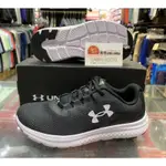 免運 黃蜂體育 UNDER ARMOUR 男女 IMPULSE 3慢跑鞋 黑色 3025421 3025427-001